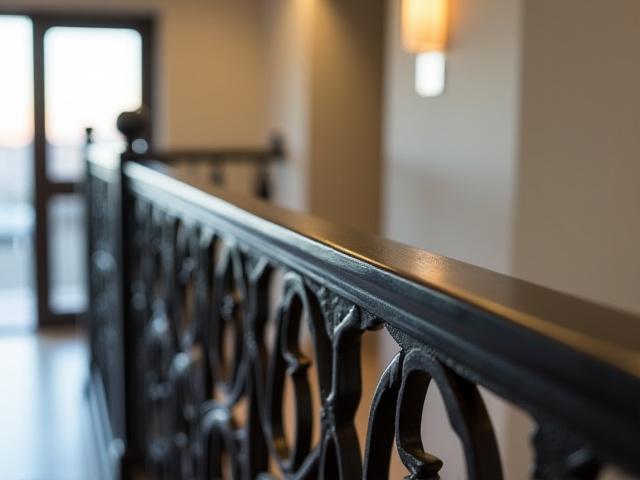 Dekoratives architektonisches Geländer