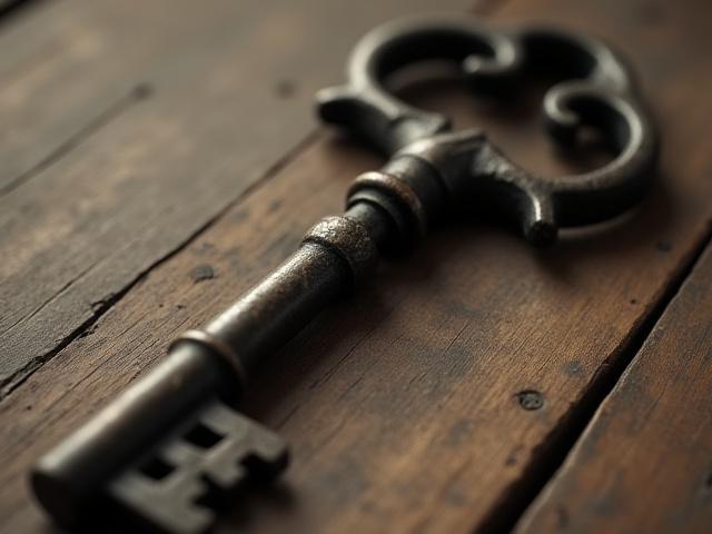 Historischer antiker Bartschlüssel